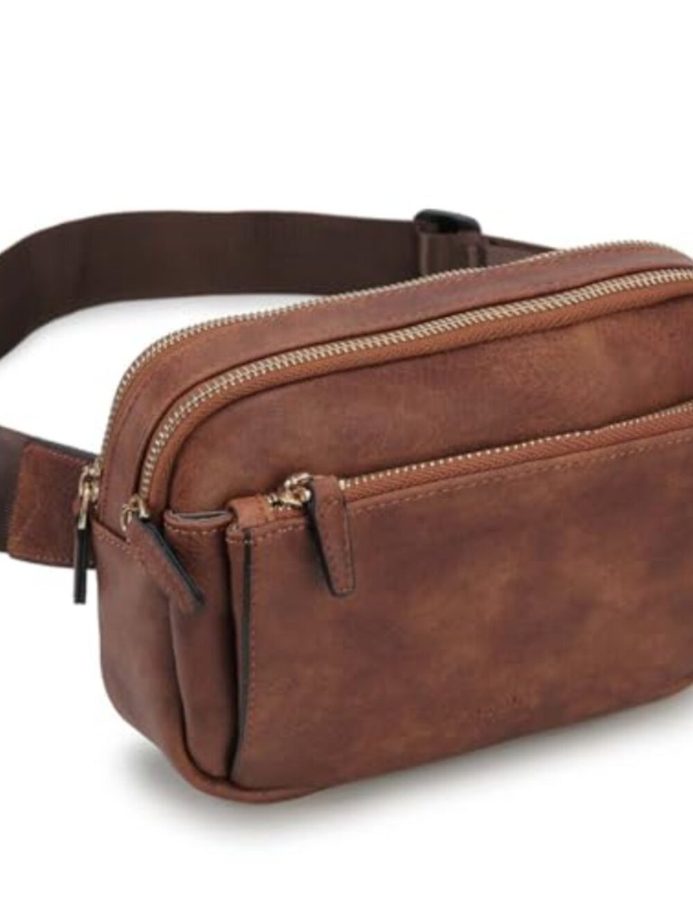 Vegan Leather Waist Pack Fanny Pack Crossbody Adjustable
